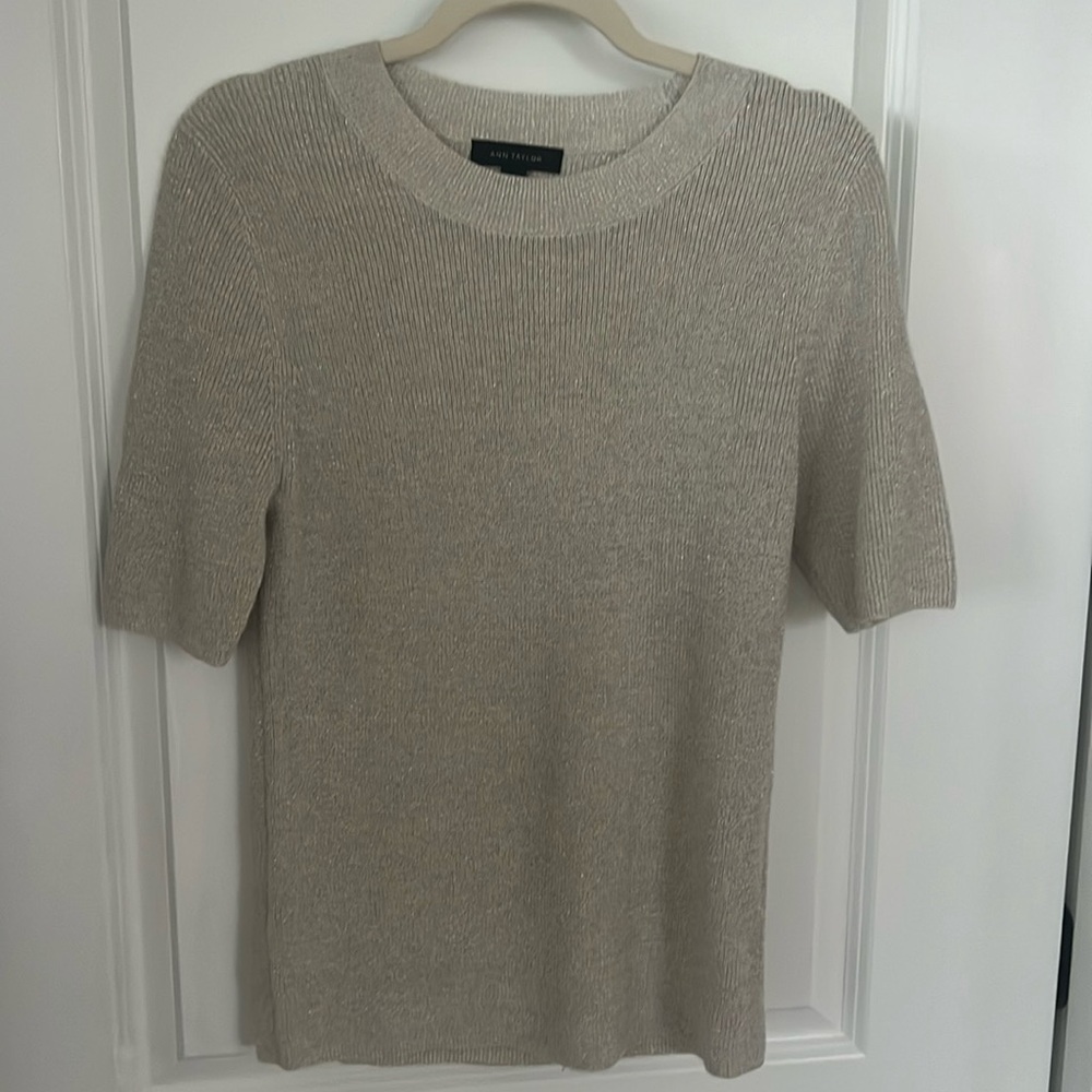 Ann Taylor - sparkle knit top